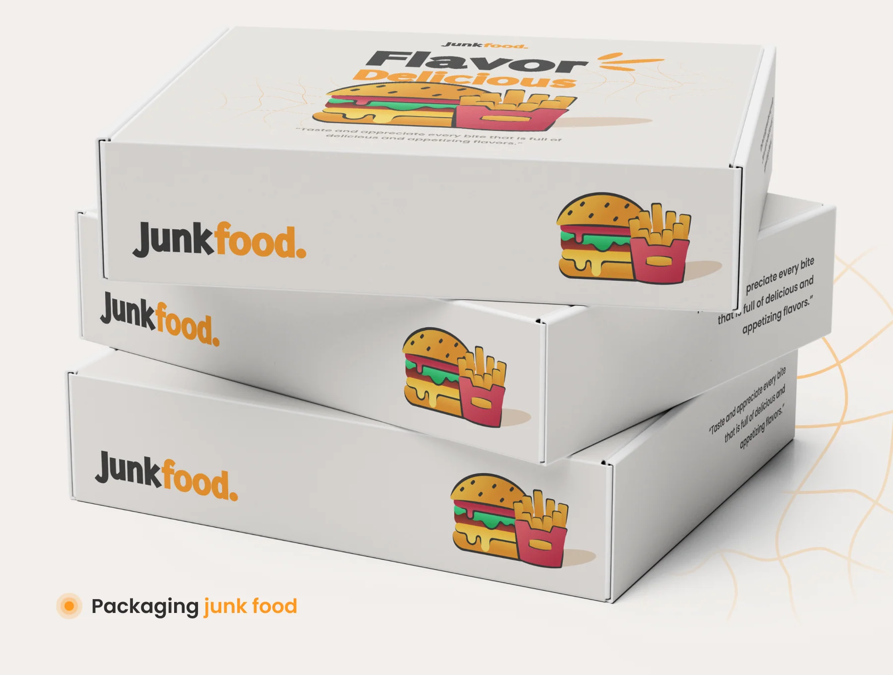 Junk Food Icon Set 4