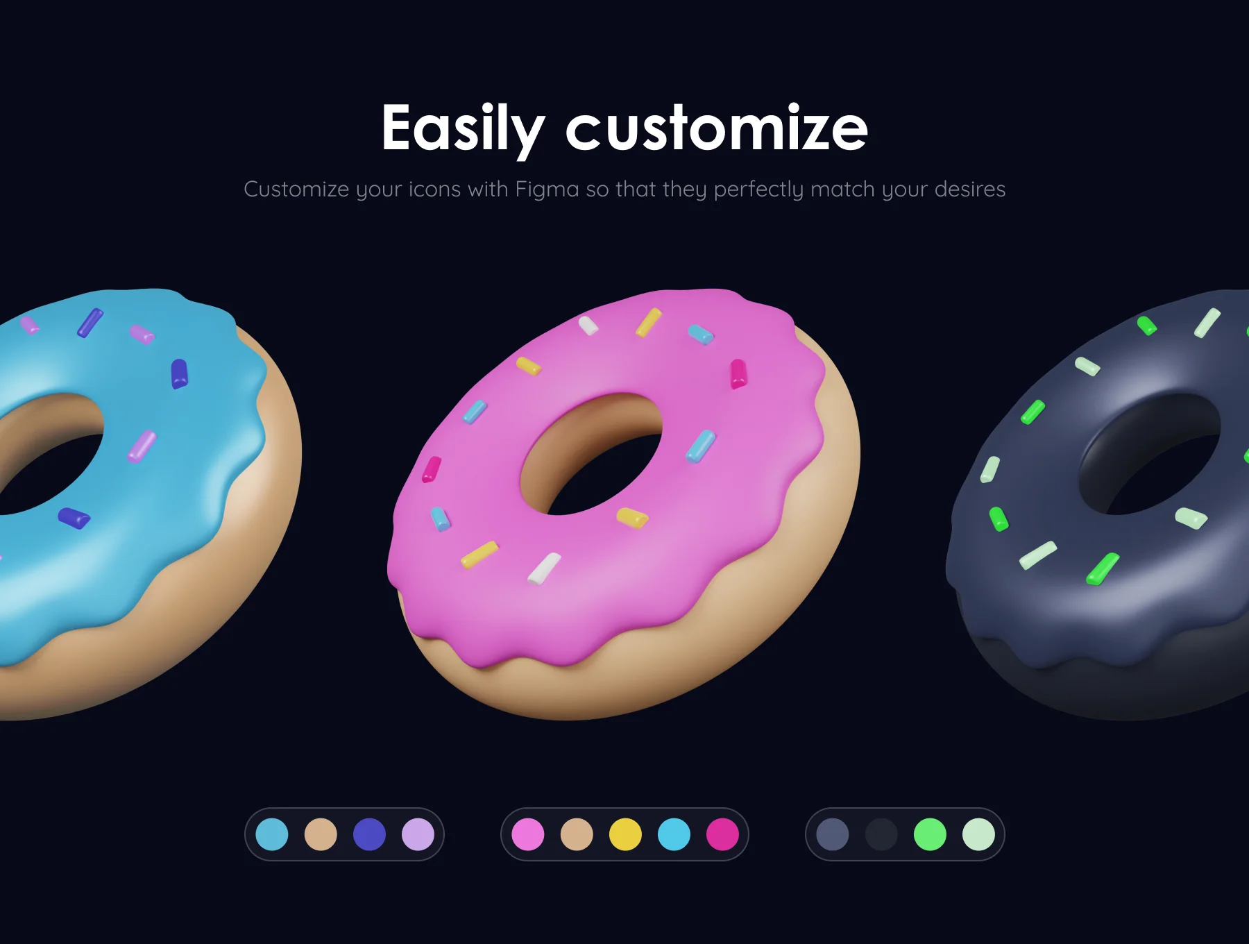 Junk Food Pack - Customizable 3D Icons 4
