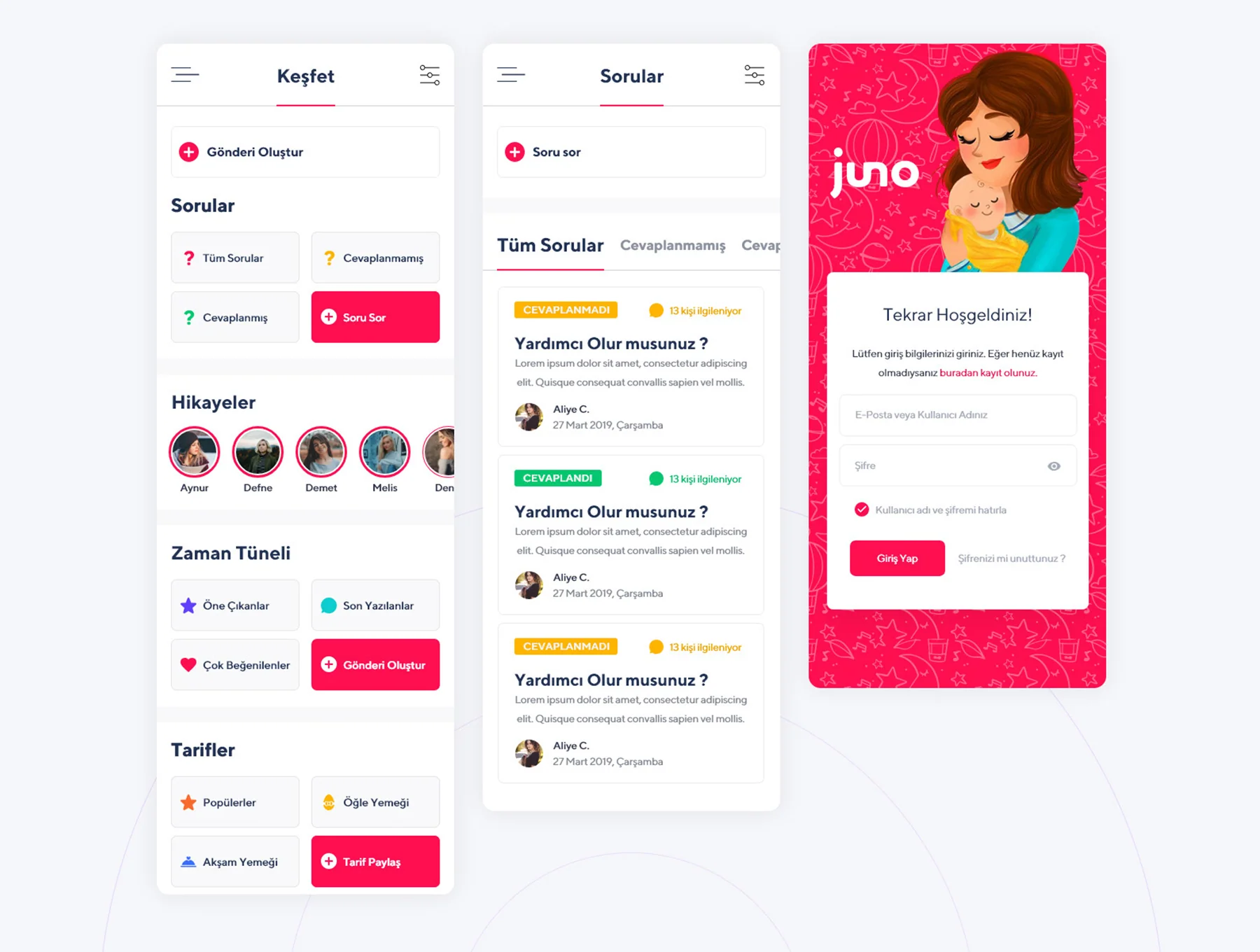 Juno Mom Social Platform 4