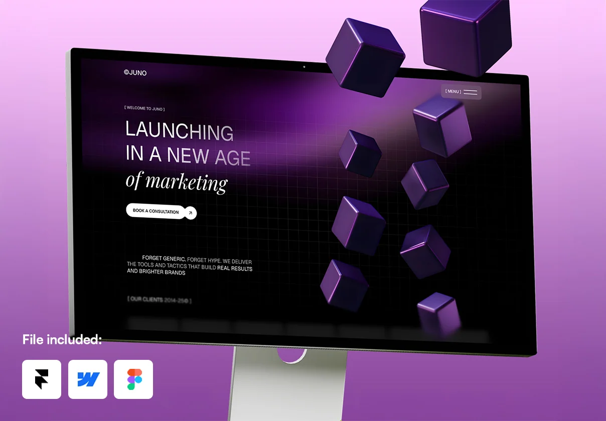 Juno - Webflow and Framer Template