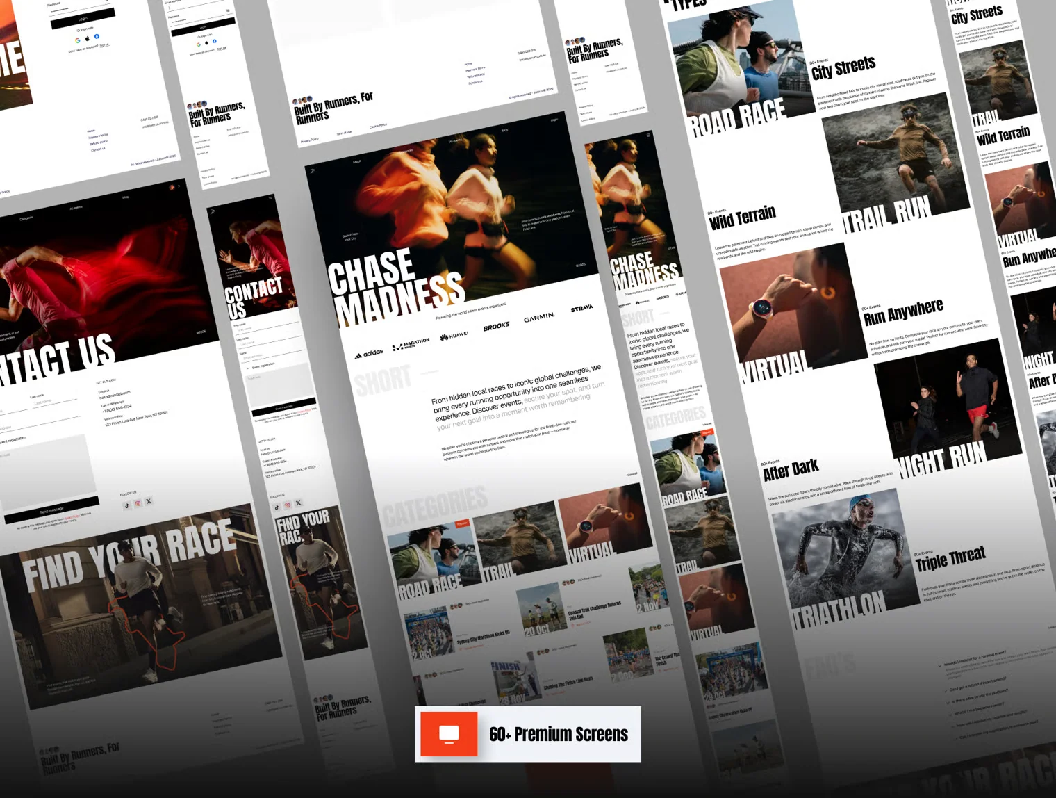 Justrun - Running Event Platform UI Kit 3