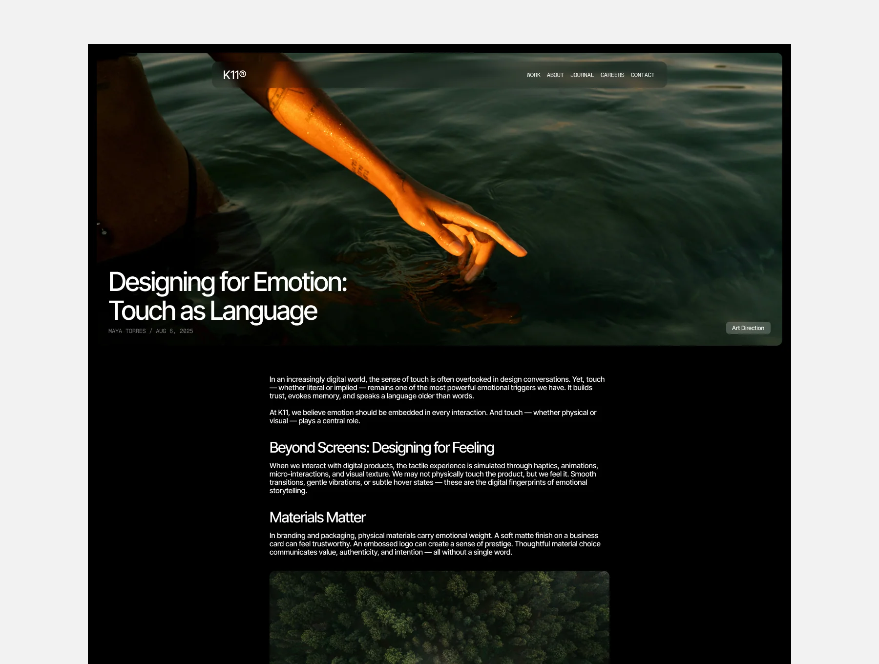 K11 Portfolio Website Template 7