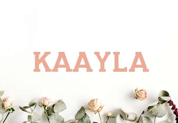 Kaayla Slab Serif