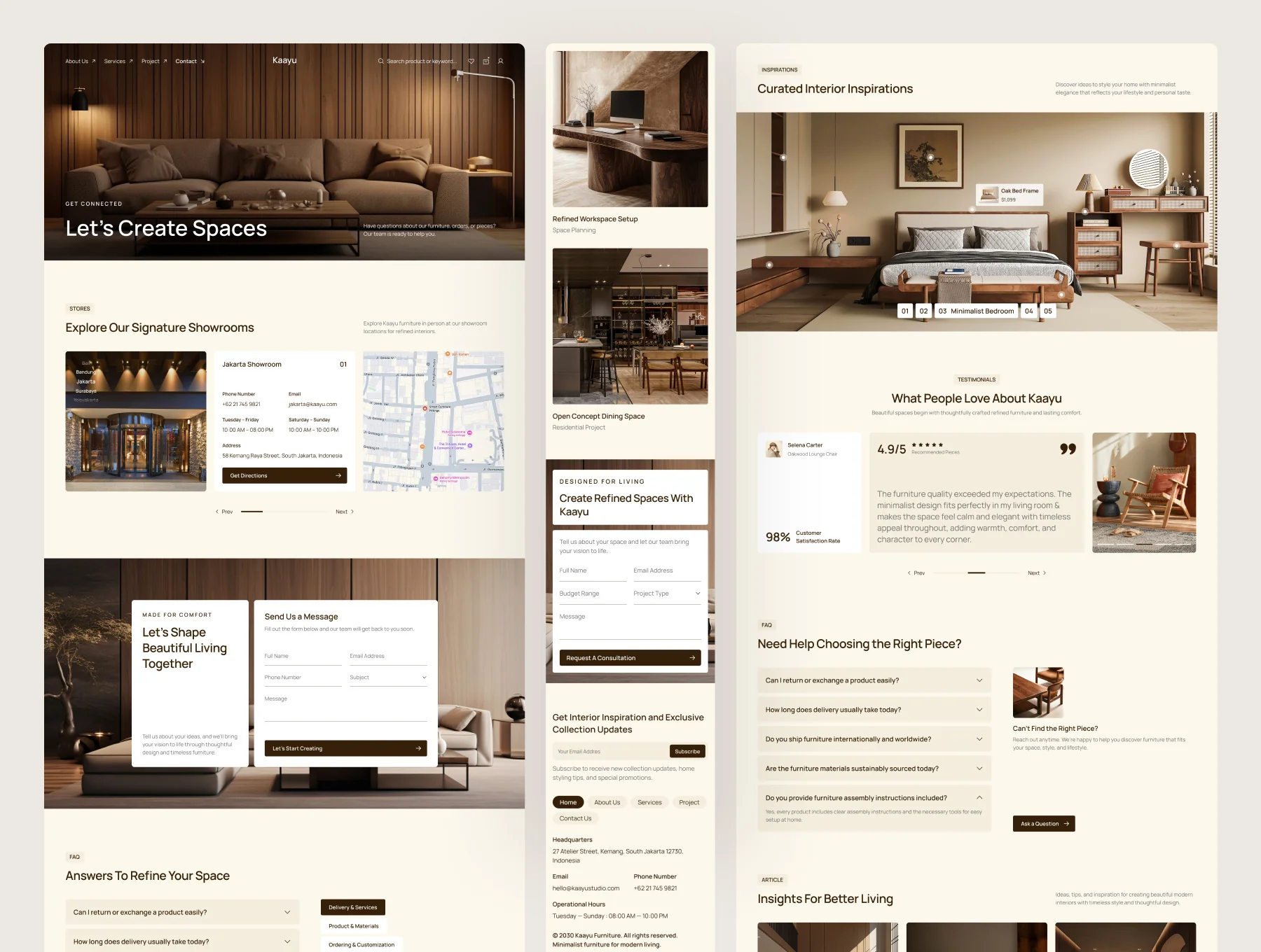 Kaayu - Furniture Website UI Figma Template 4