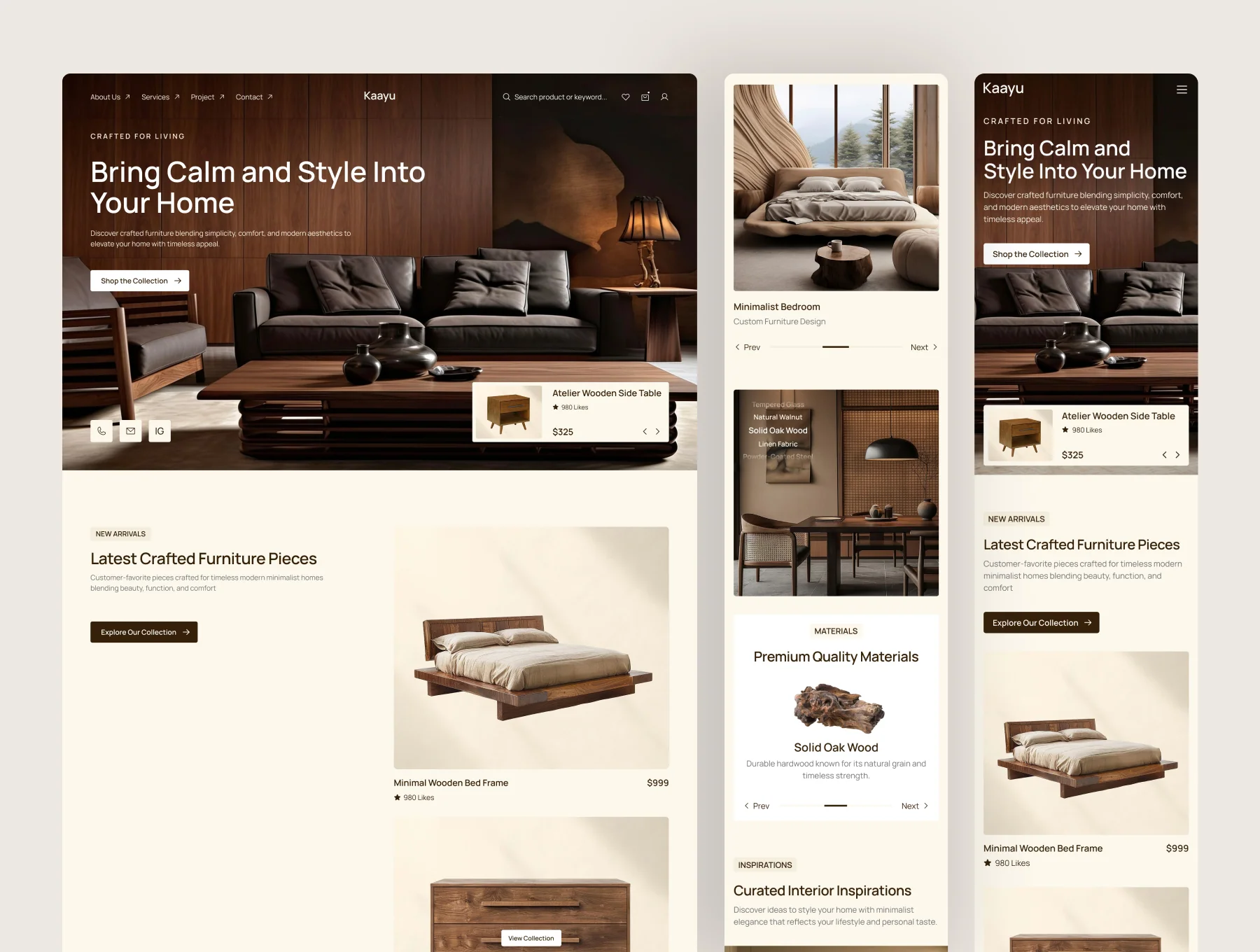 Kaayu - Furniture Website UI Figma Template 5