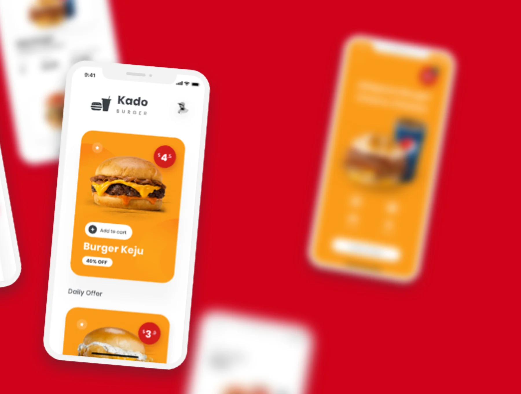 Kado Burger UI Kit 6
