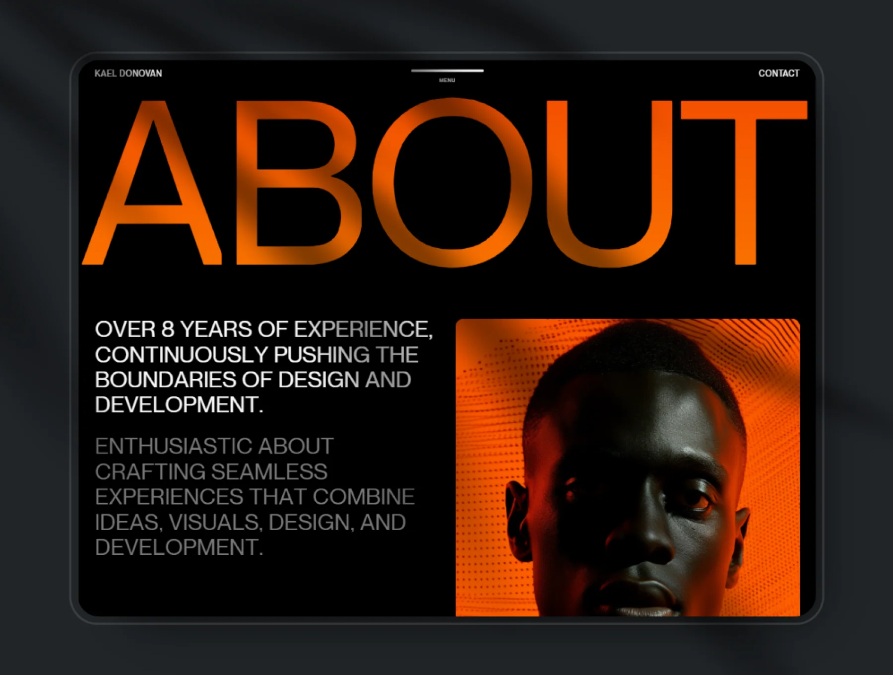 Kael Donovan - Portfolio Coded Template