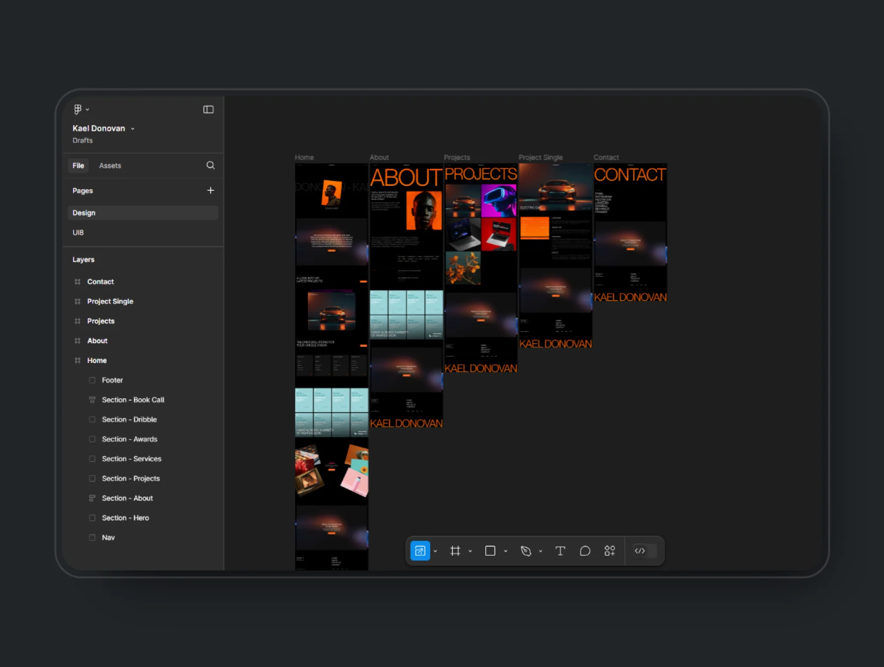 Kael Donovan - Portfolio Coded Template 3