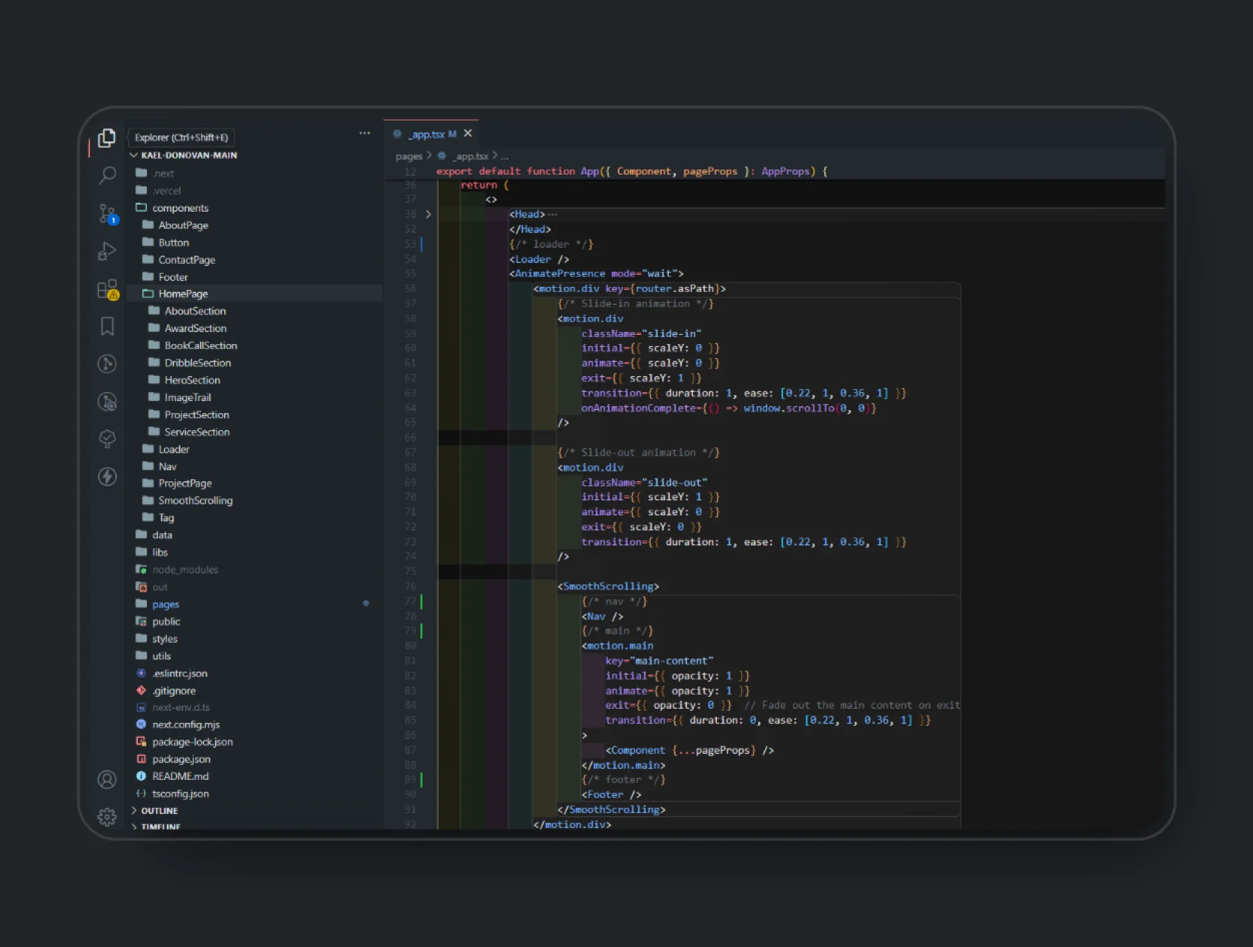 Kael Donovan - Portfolio Coded Template 4