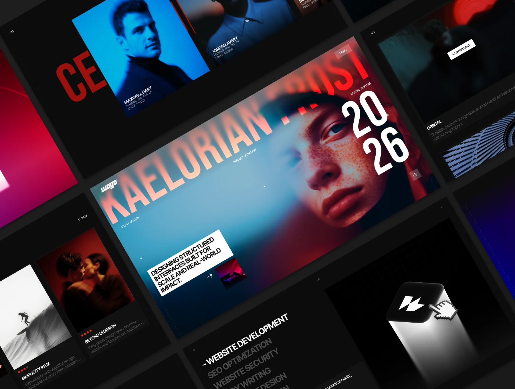 Kaelorian Frost — Portfolio Website Template 3