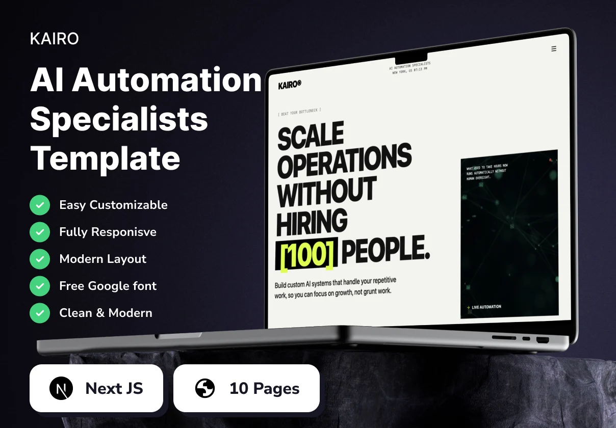 KAIRO - AI Automation Specialists Template