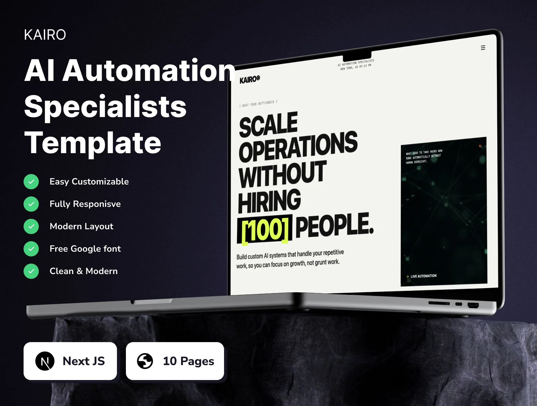 KAIRO - AI Automation Specialists Template