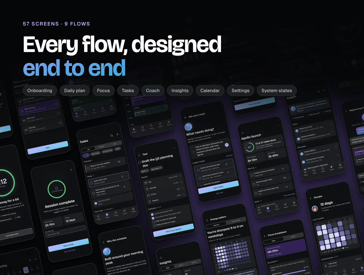 Kairo – AI Focus & Planning App UI Kit 3