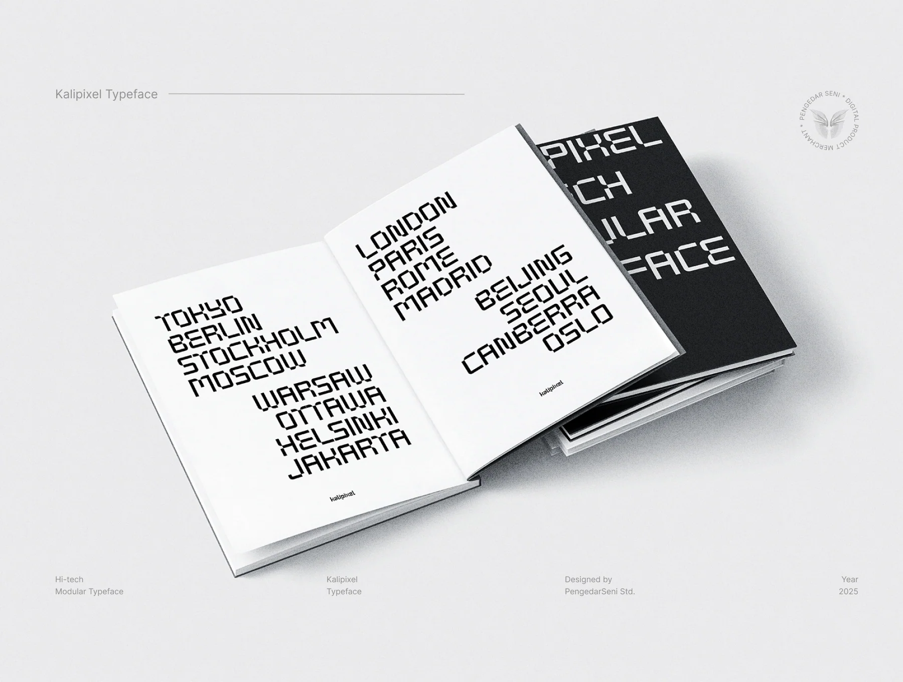 Kalipixel – Futuristic Typeface 5