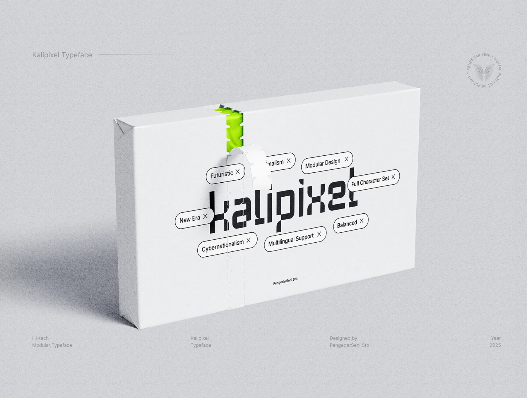 Kalipixel – Futuristic Typeface 8