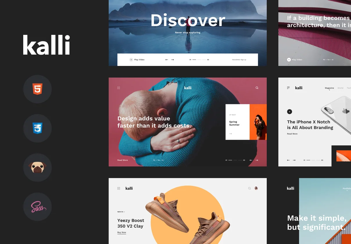 Kalli - Responsive HTML Templates