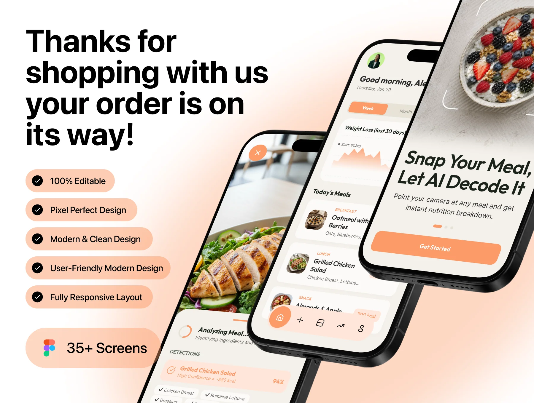 Kalo - Calorie & Nutrition Tracking Mobile UI Kit 6