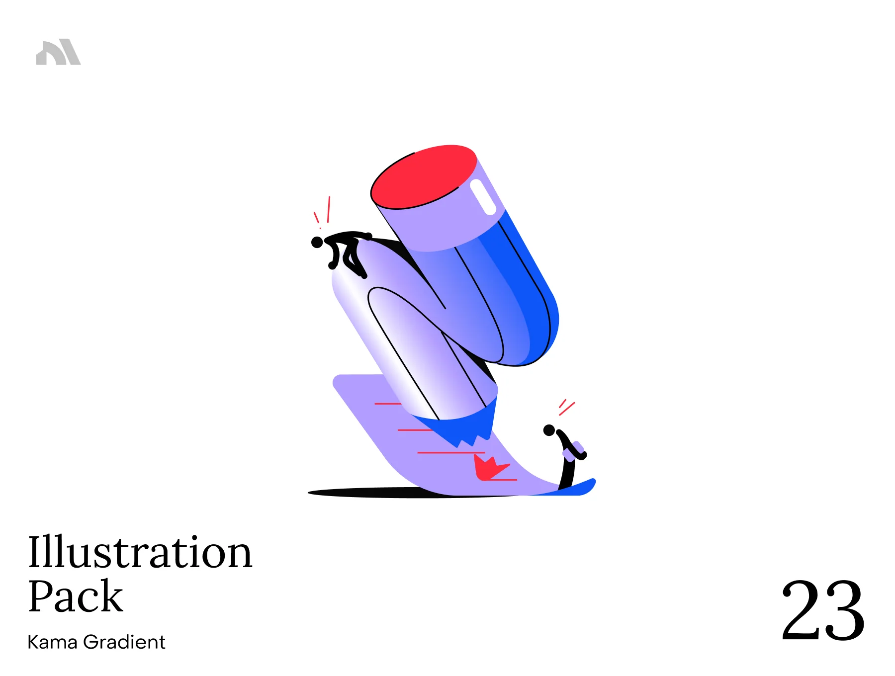 Kama Gradient Illustration Pack