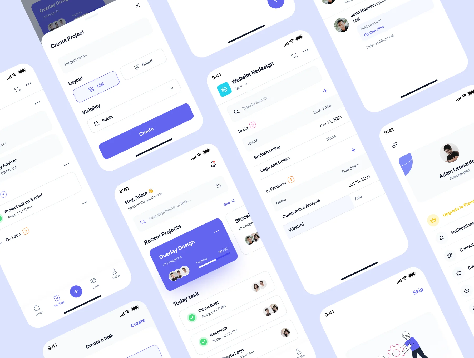 Kanban - Project Management App UI Kit 5