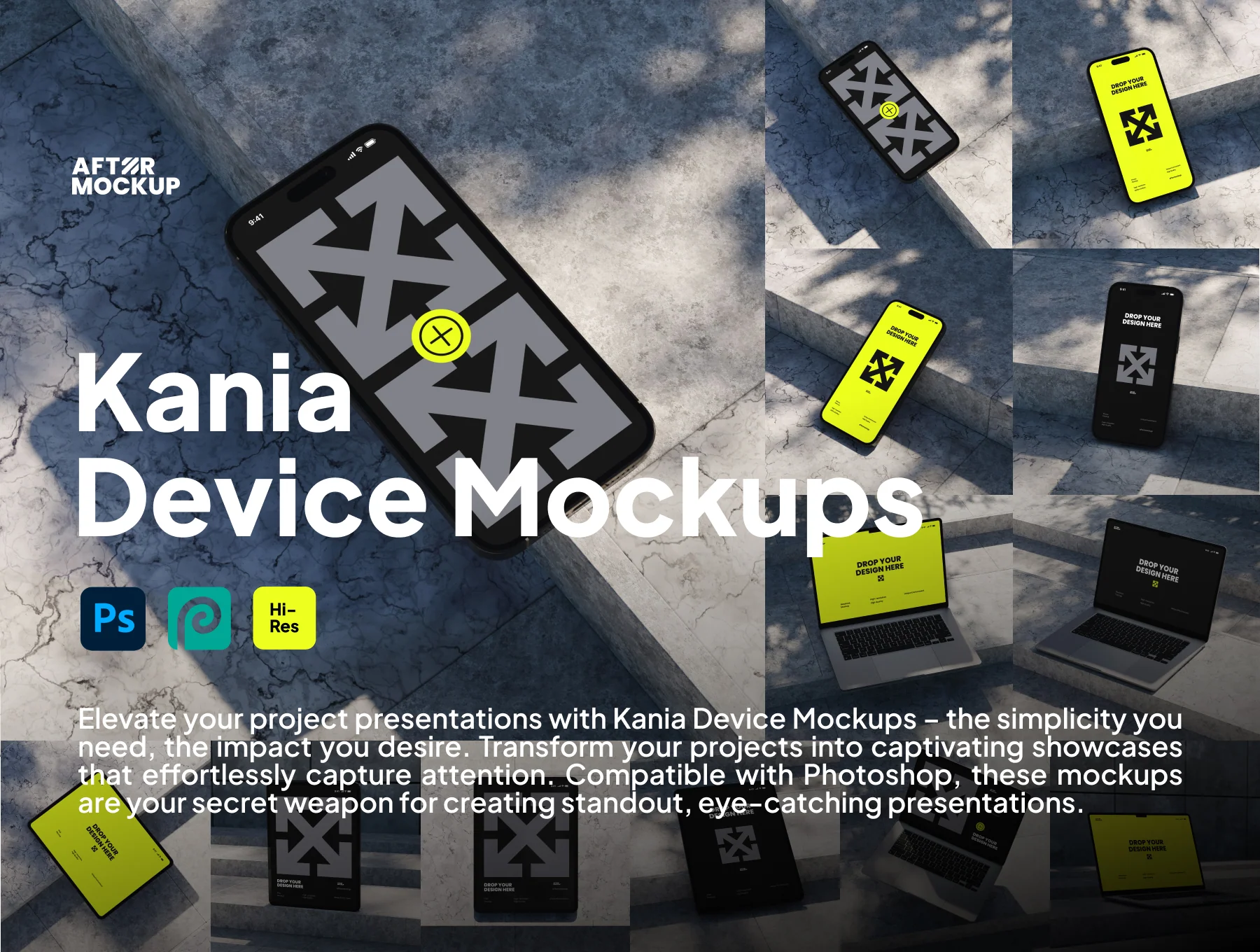 Kania Device Mockups
