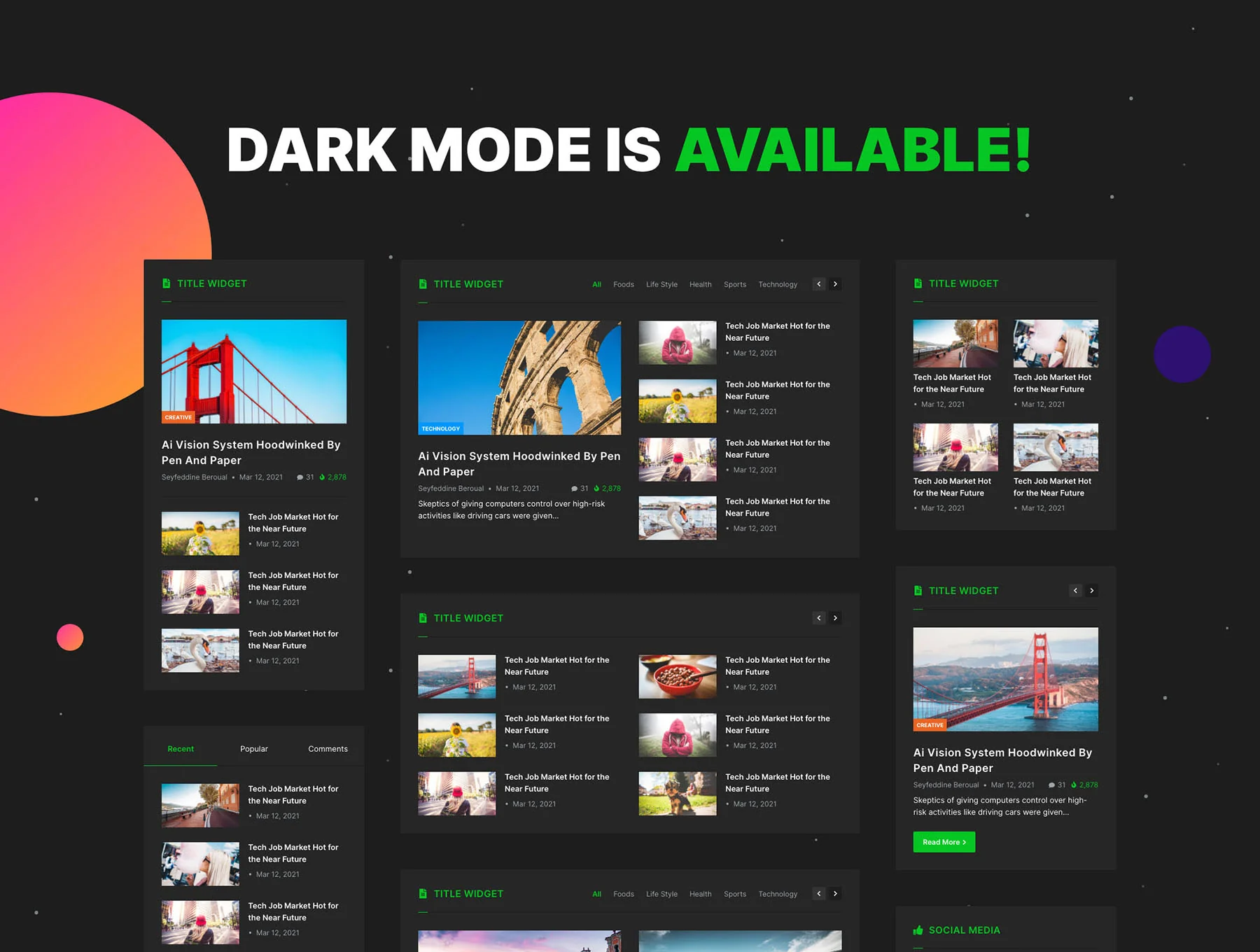 Karam - Blog Newspaper and Magazine UI Kit 4