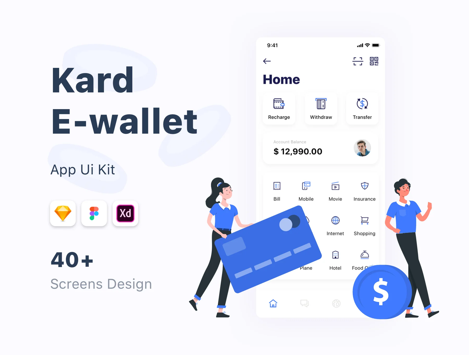 Kard | e-Wallet App Ui Kit