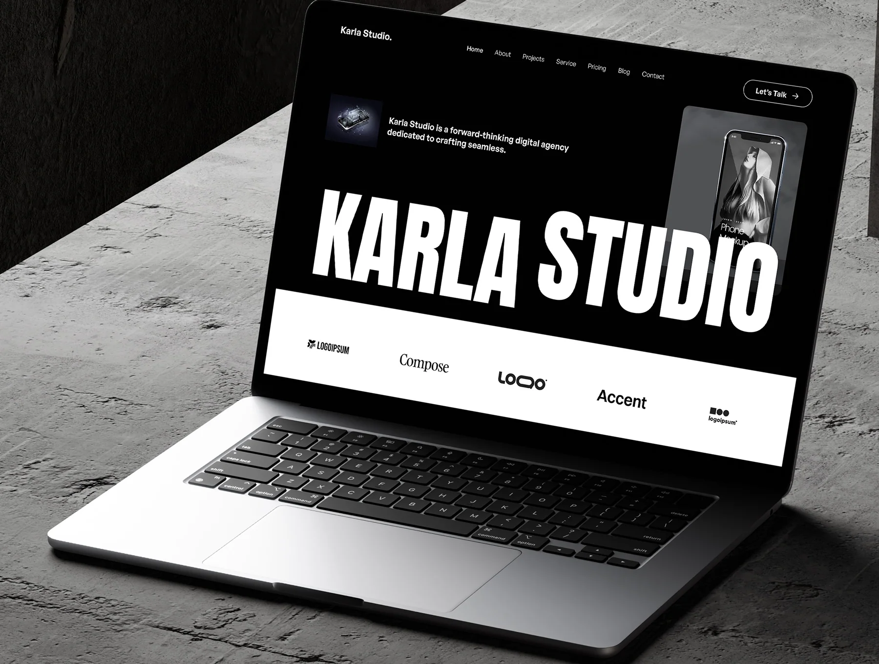 Karla - Creative Studio Website Template UI Kit 8