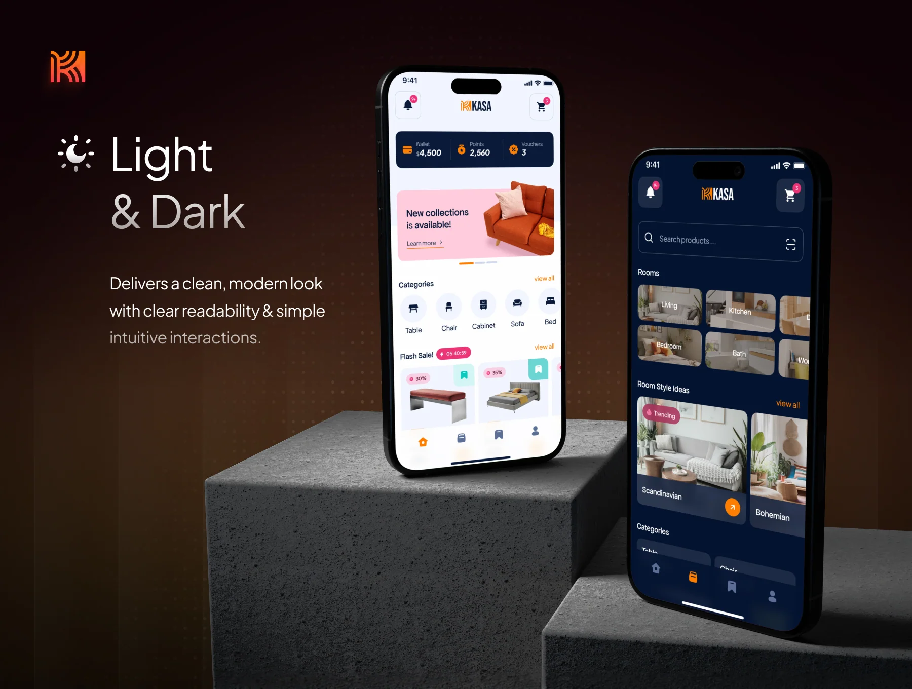 Kasa - Furniture Ecommerce App UI Kit 5