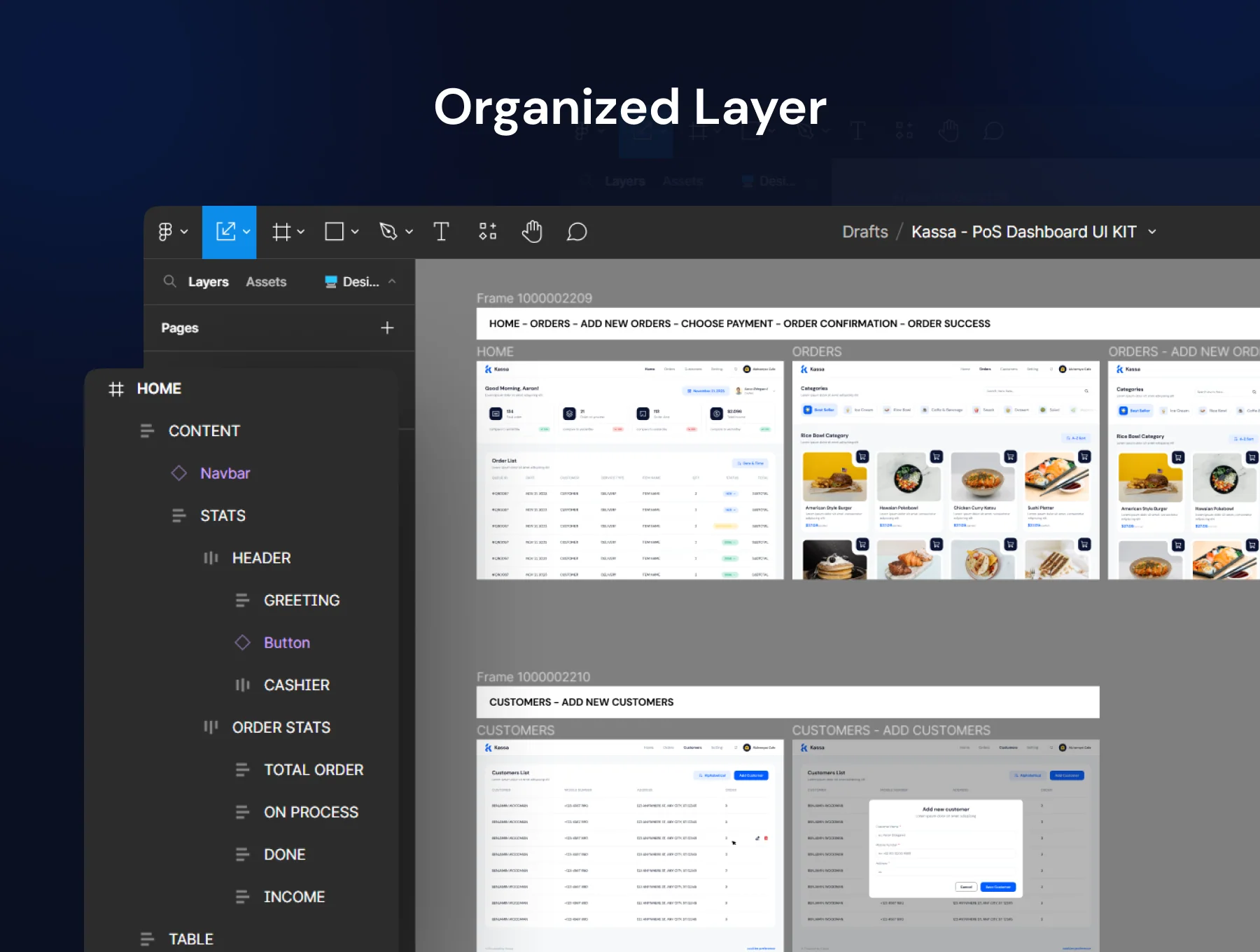 Kassa - POS Dashboard UI KIT 4