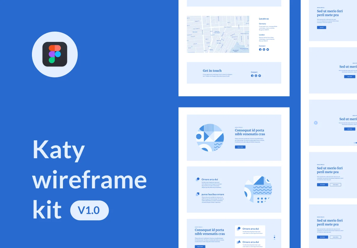 Katy wireframe kit
