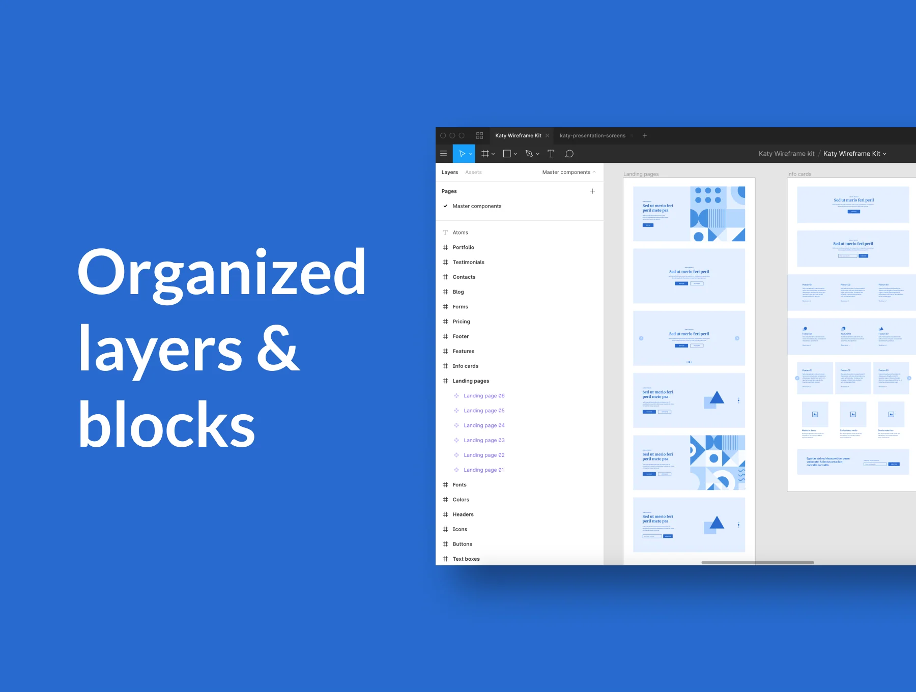 Katy wireframe kit 5