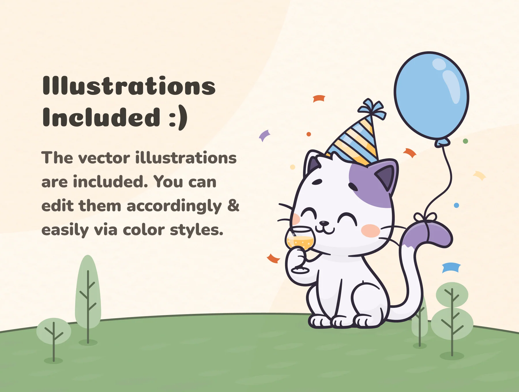 Kawaii Candy Shopping UI Kit 5
