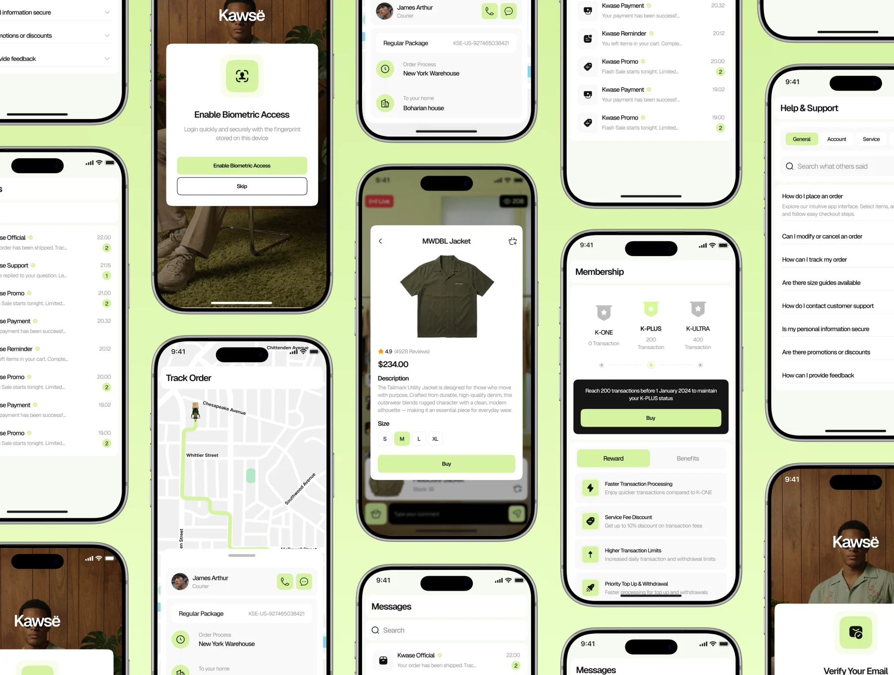Kawse - Online shop Mobile UI Kit 5