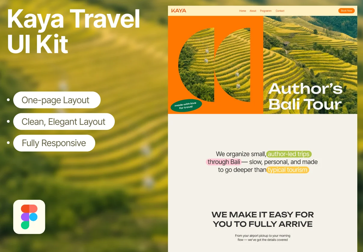 Kaya Travel UI Kit