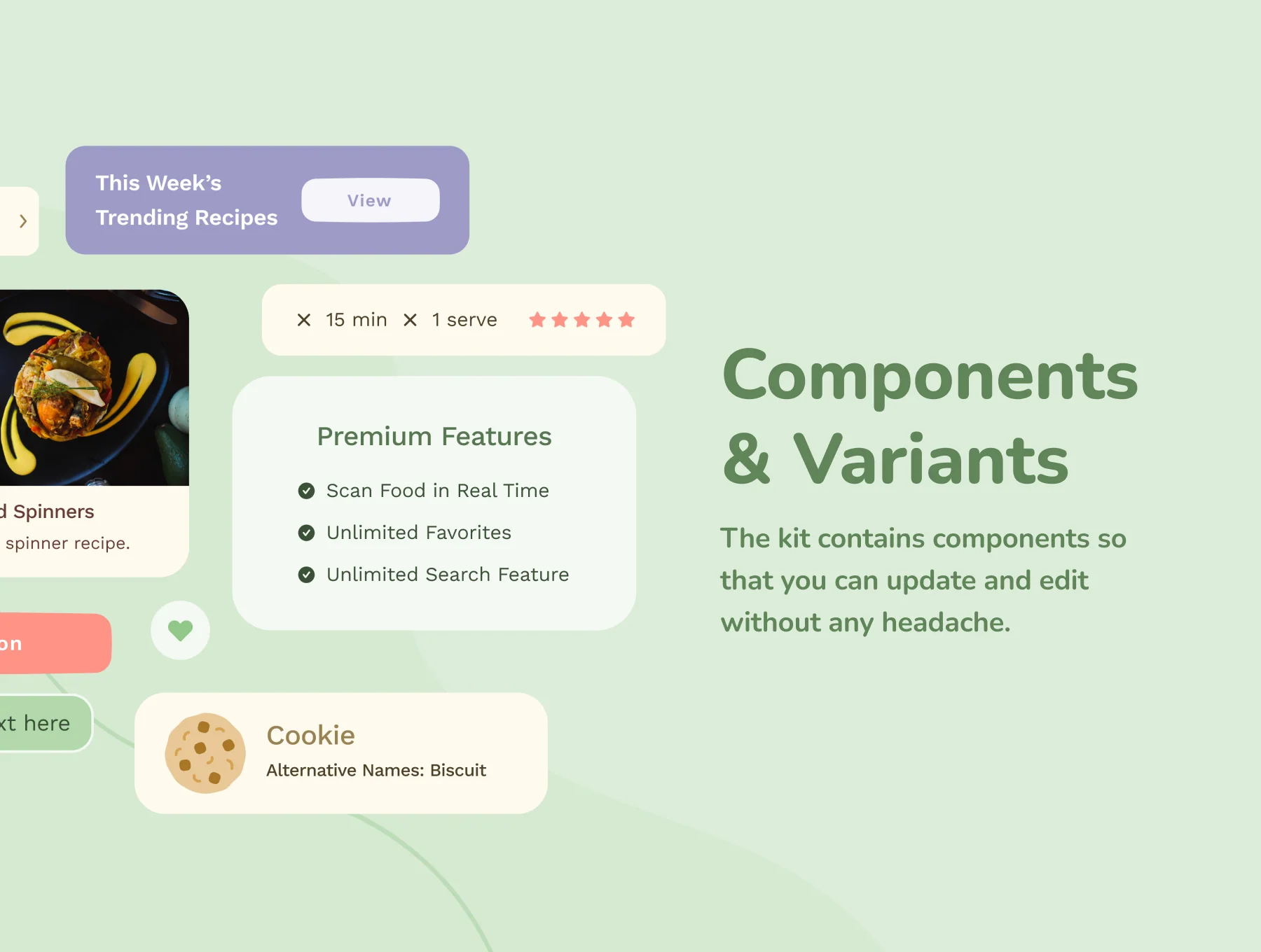 kcal - Nutrition App UI Kit 2