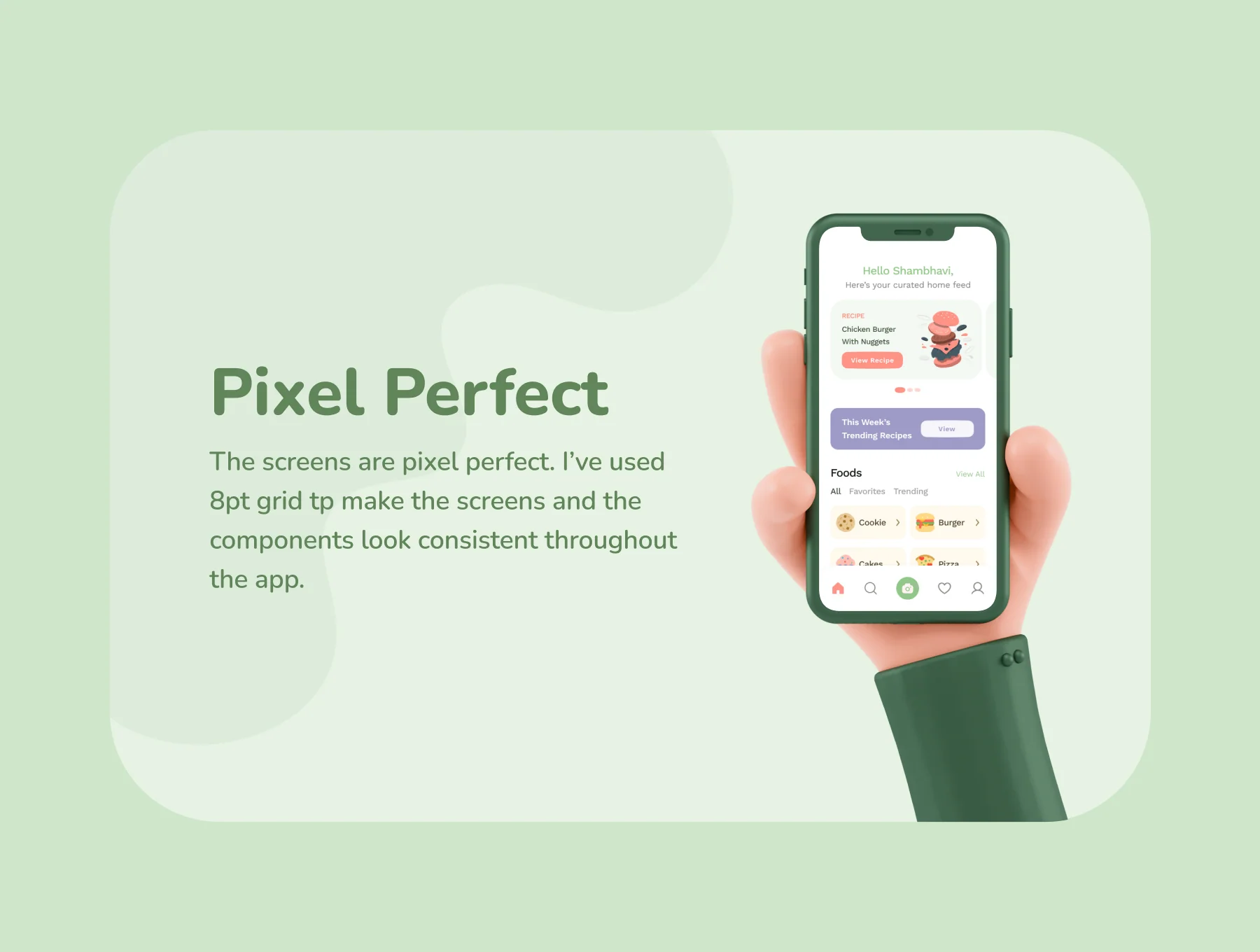 kcal - Nutrition App UI Kit 4