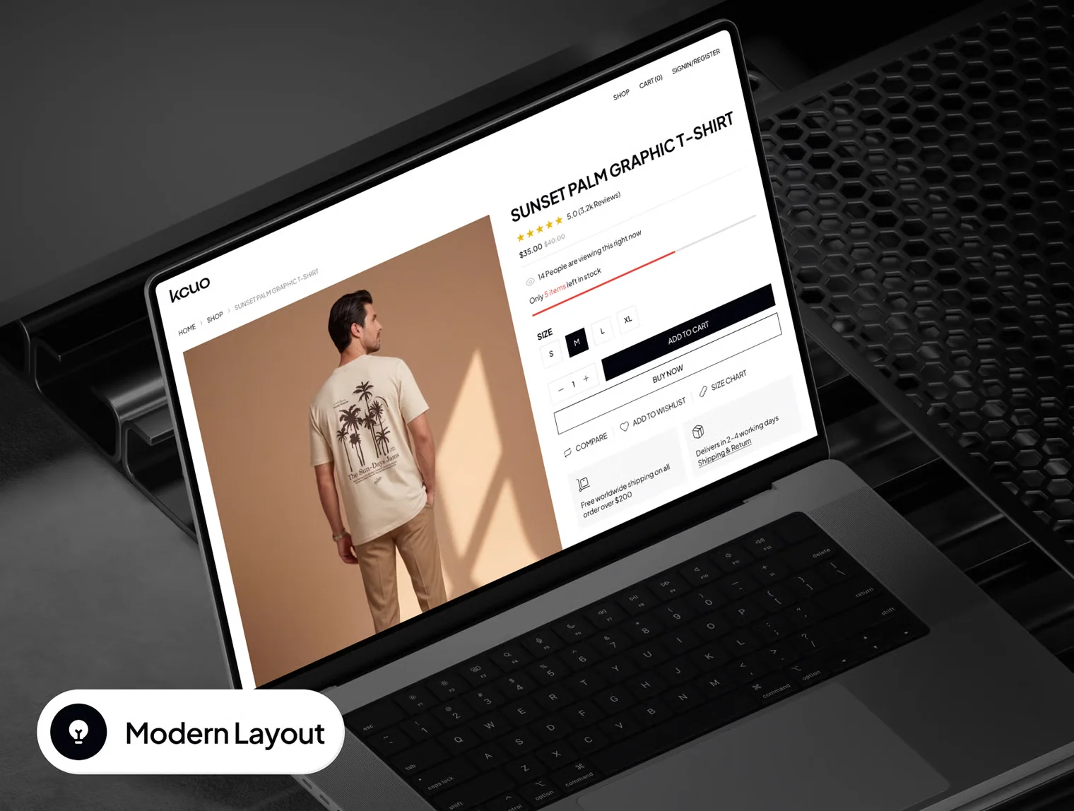 kcuo - Fashion Ecommerce Website UI Kit 5