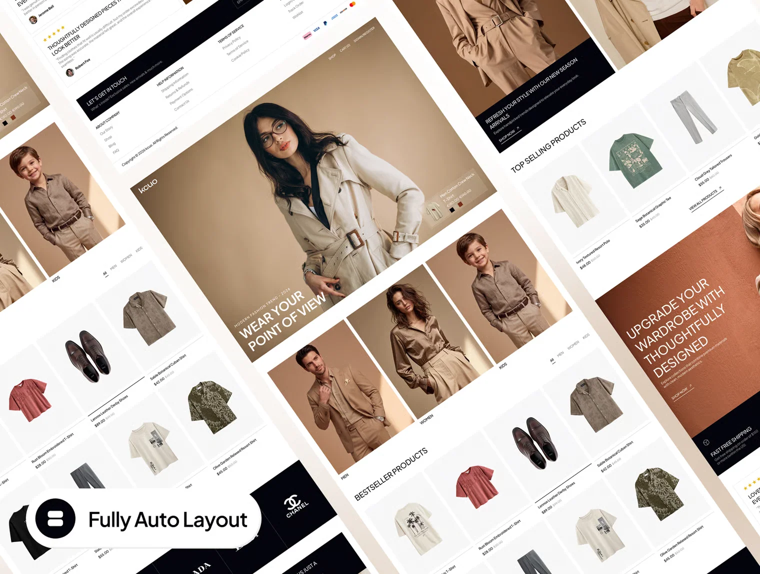 kcuo - Fashion Ecommerce Website UI Kit 6