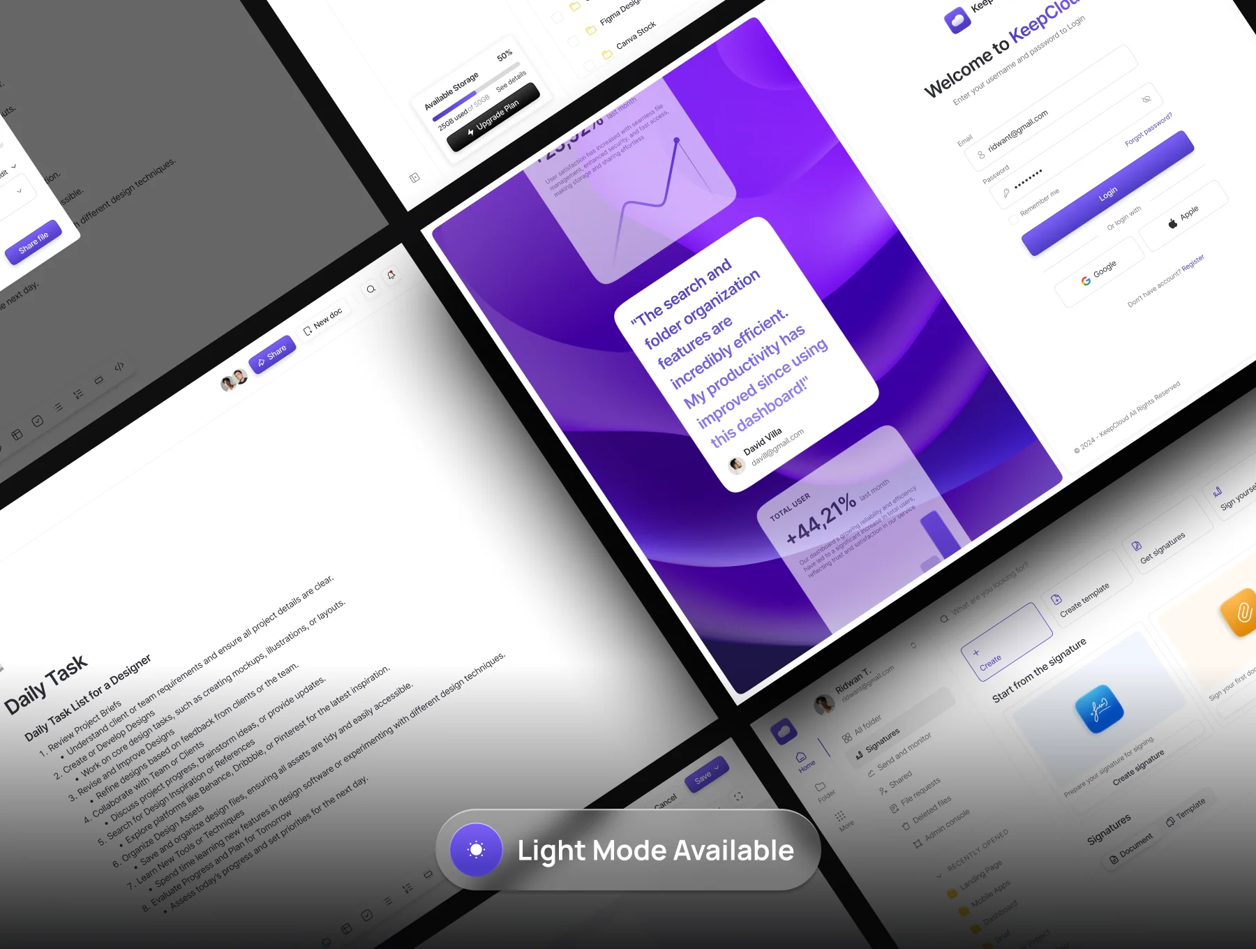 KeepCloud - File Management Dashboard UI Kit 5
