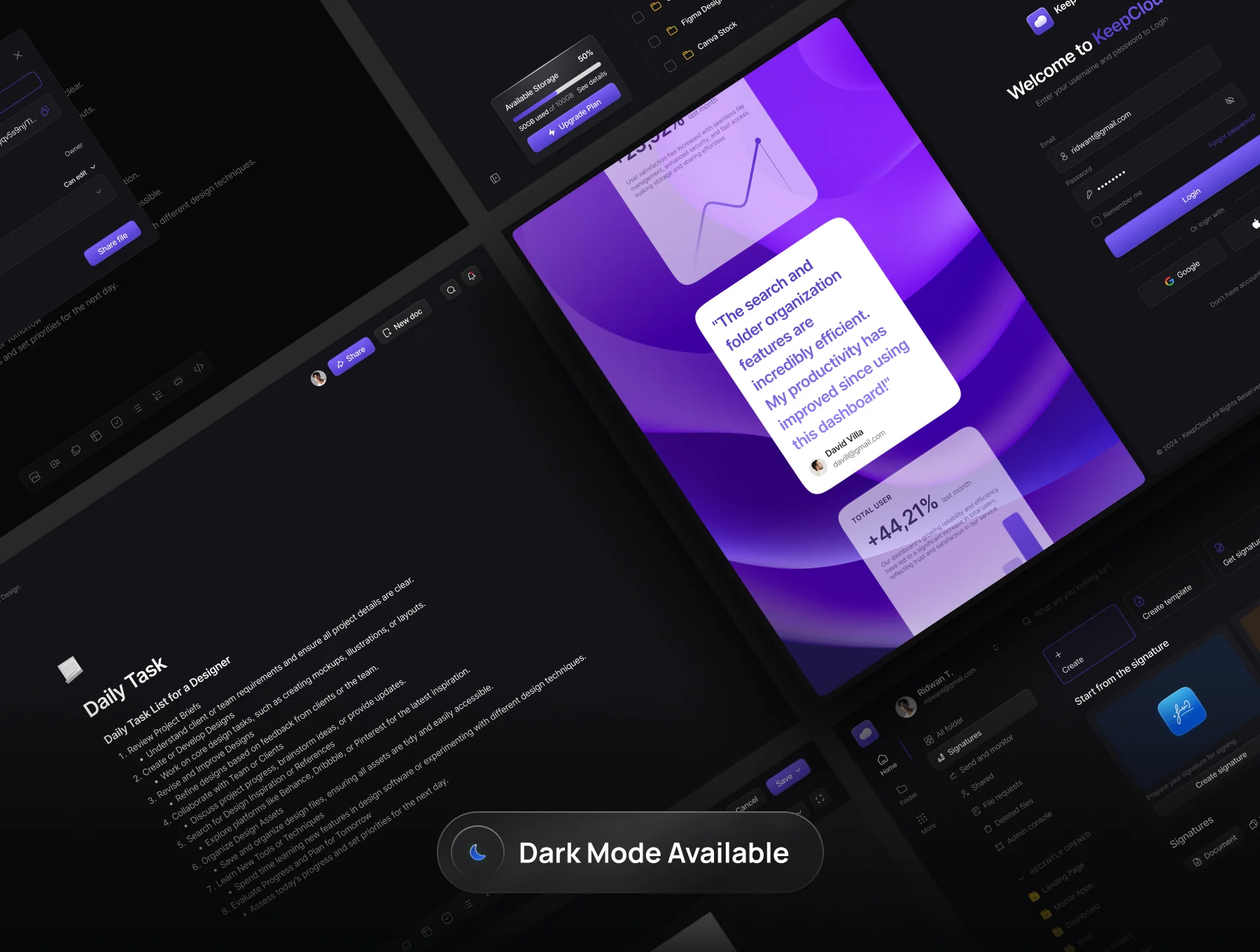 KeepCloud - File Management Dashboard UI Kit 6