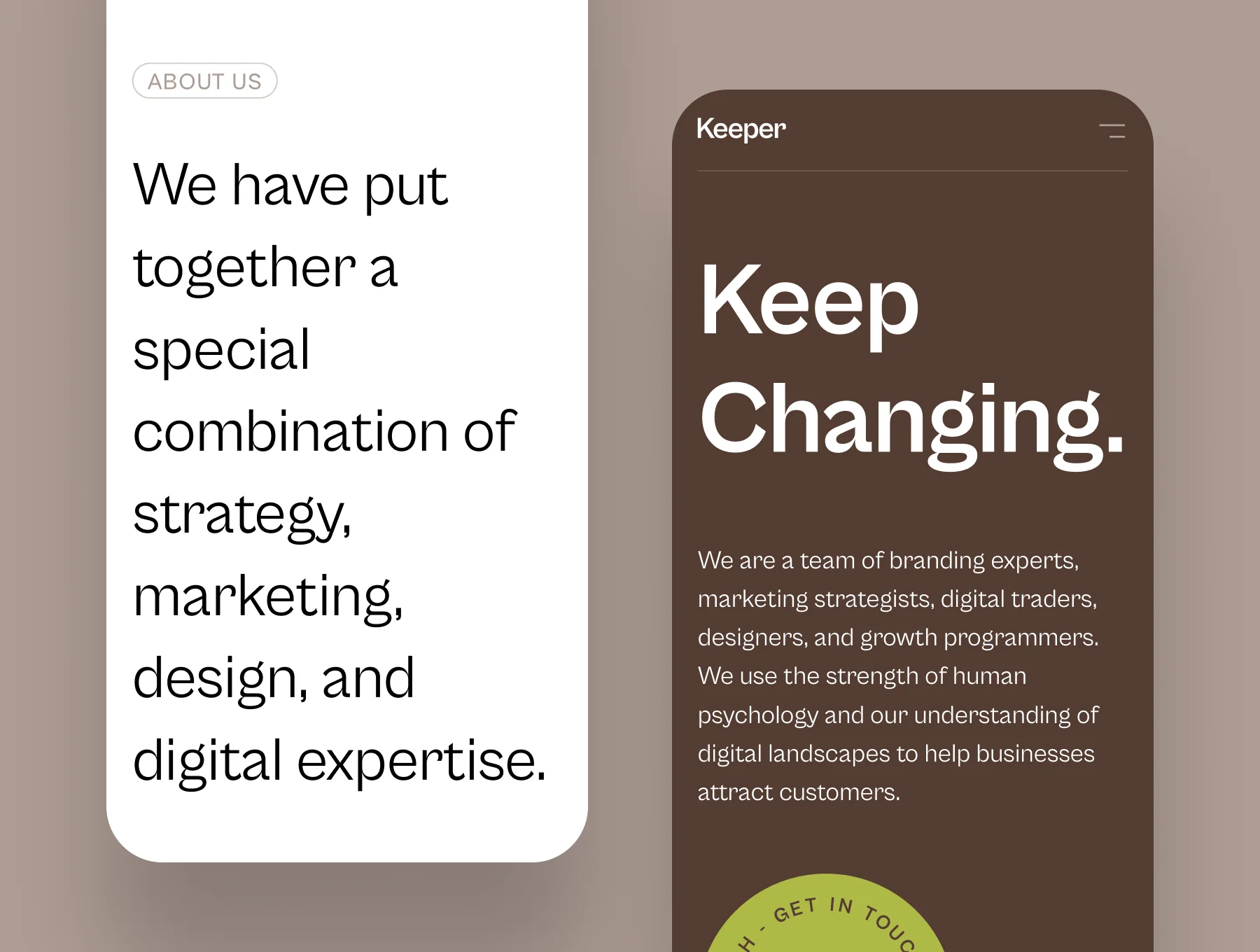 Keeper - Digital agency website for Framer 5