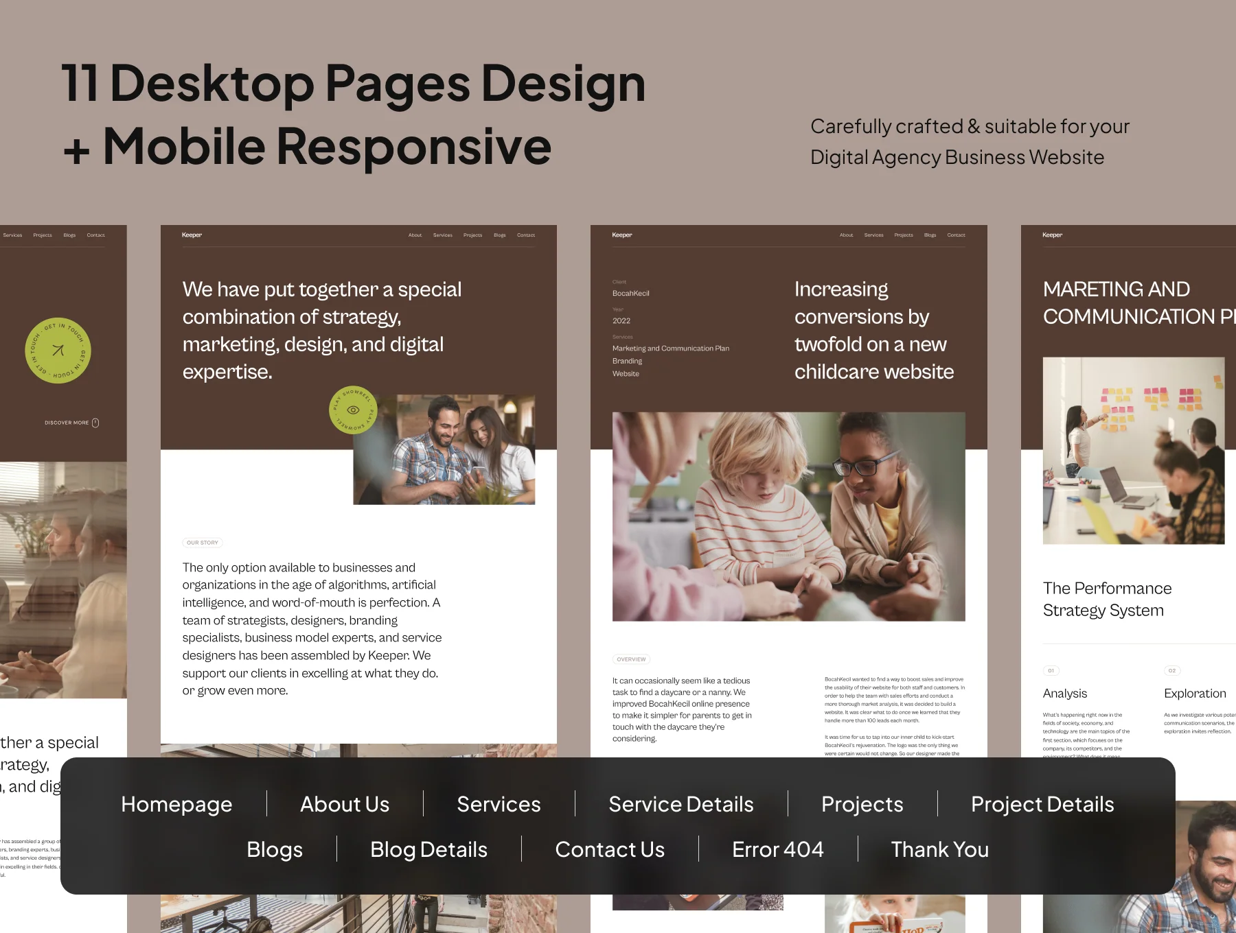 Keeper - Digital Agency Website 3