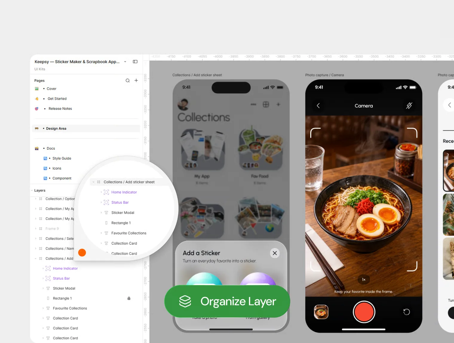 Keepsy — Sticker Maker & Scrapbook App UI Kit 5