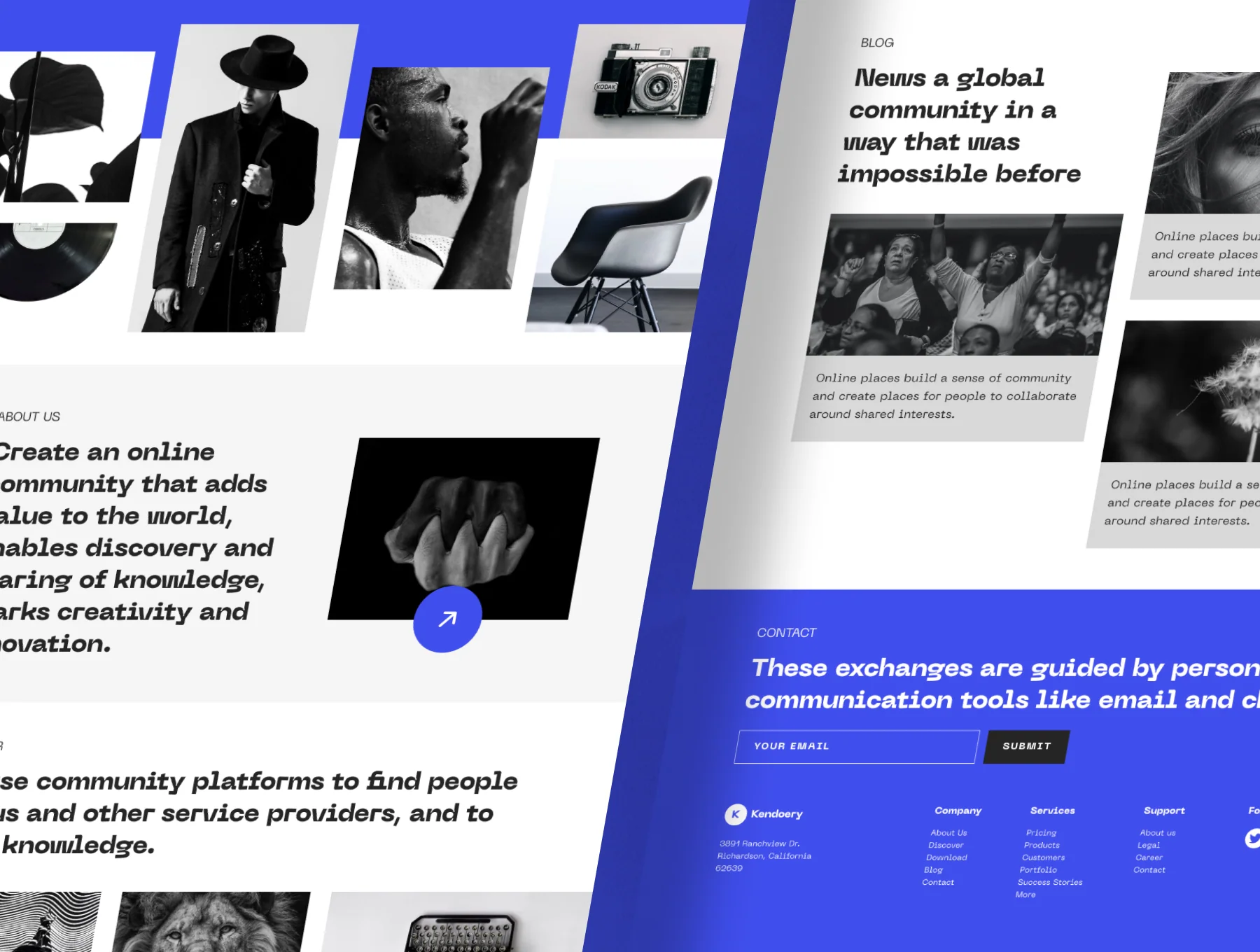 Kendoery - Human Community Landing Page 3