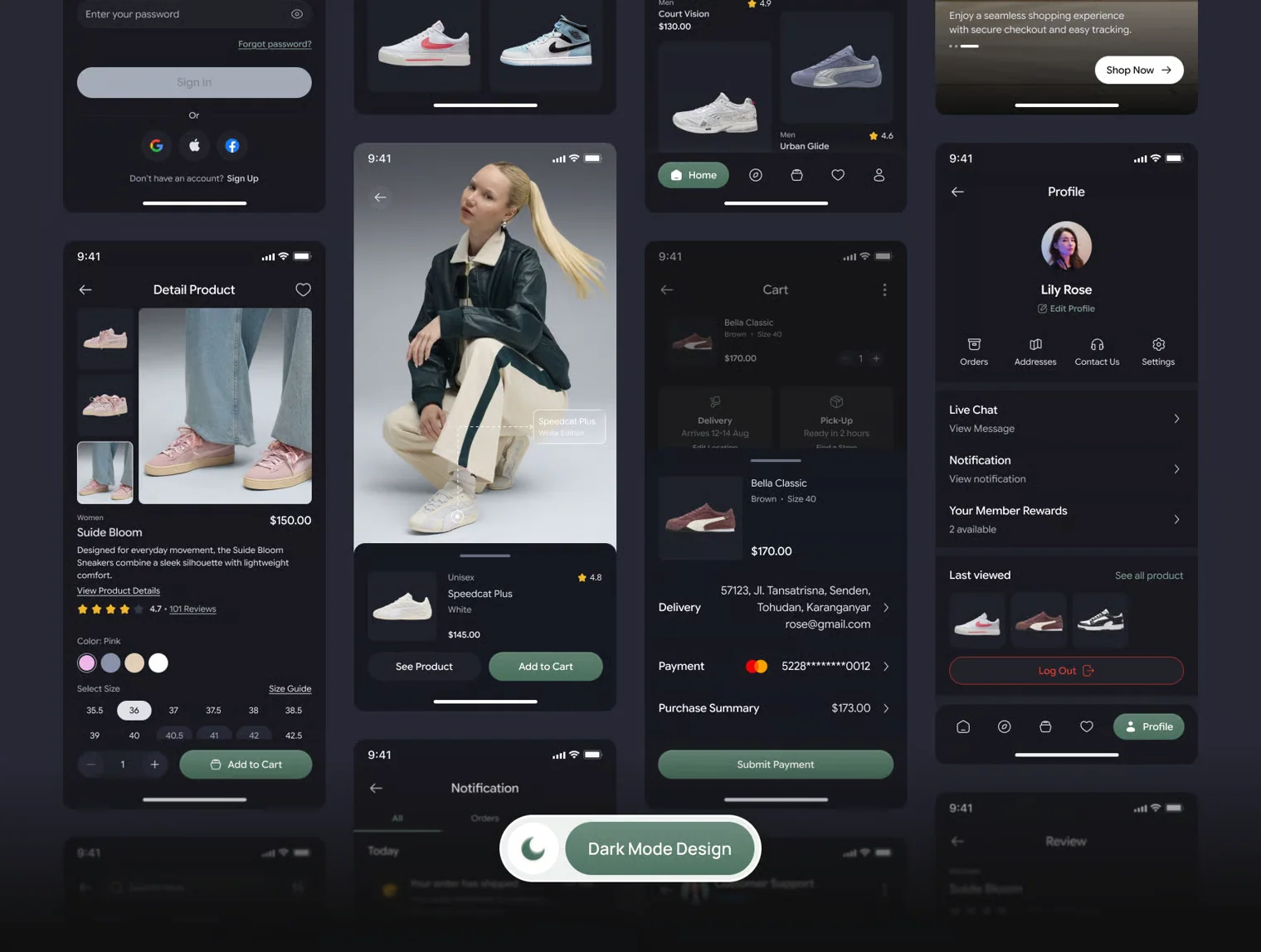 Kicks - Sneakers Ecommerce App UI Kit 6