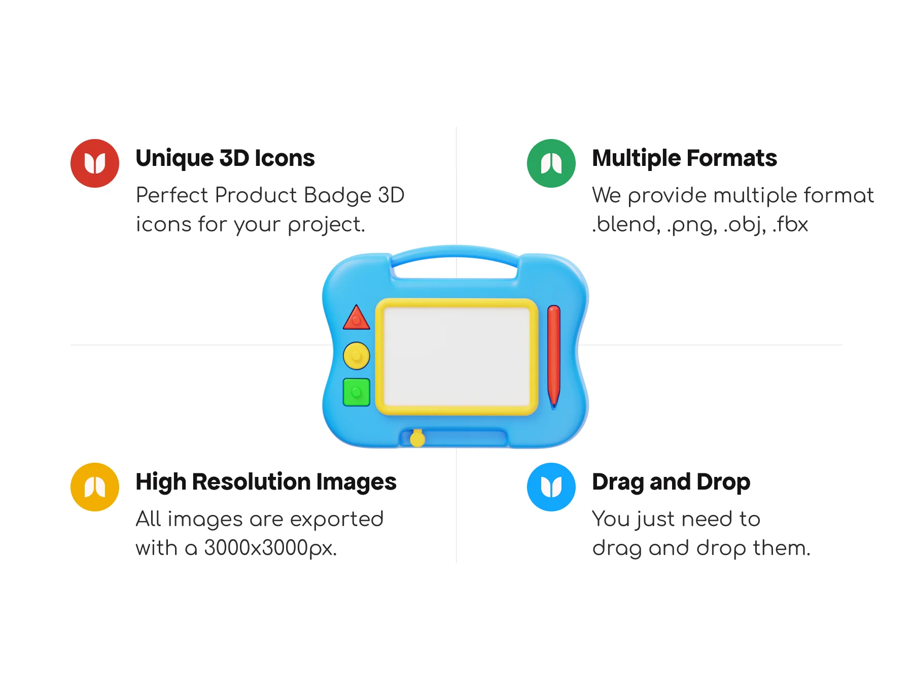 Kid Educational Toys 3D Icon 2