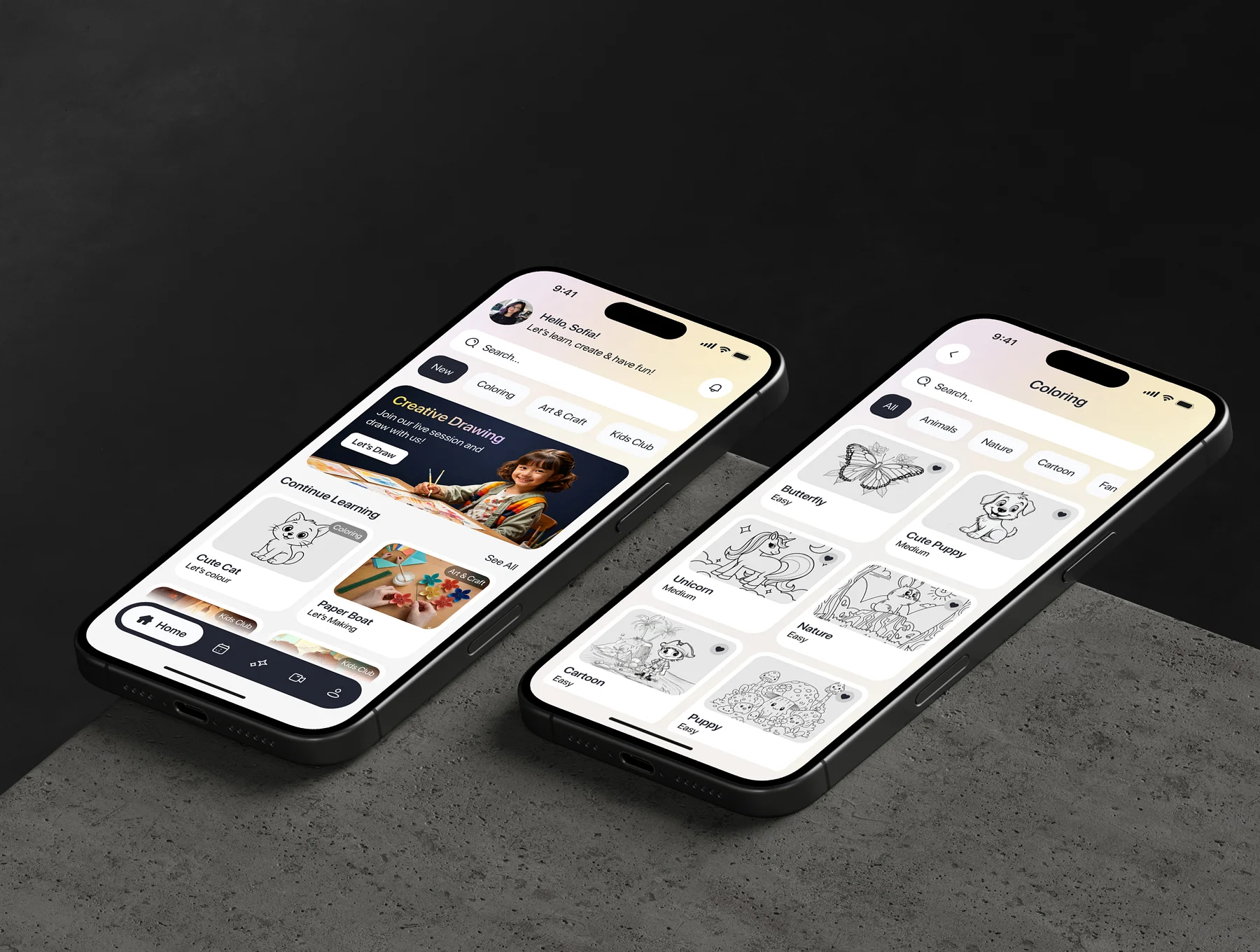 Kiddo Learning App App UI Kit 7