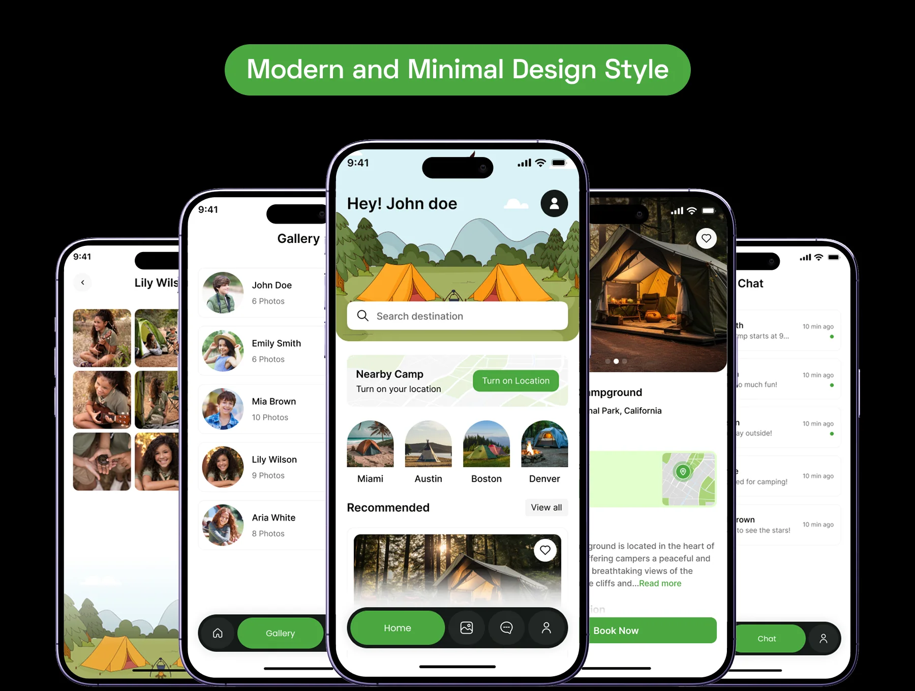 Kids Camp Booking App UI Kit 3