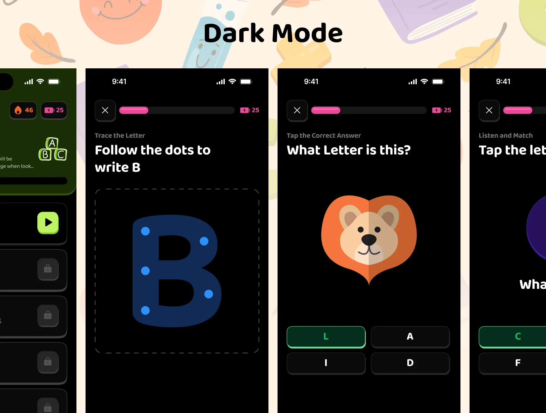 Kids Learning Games Mobile App UI Kit 5