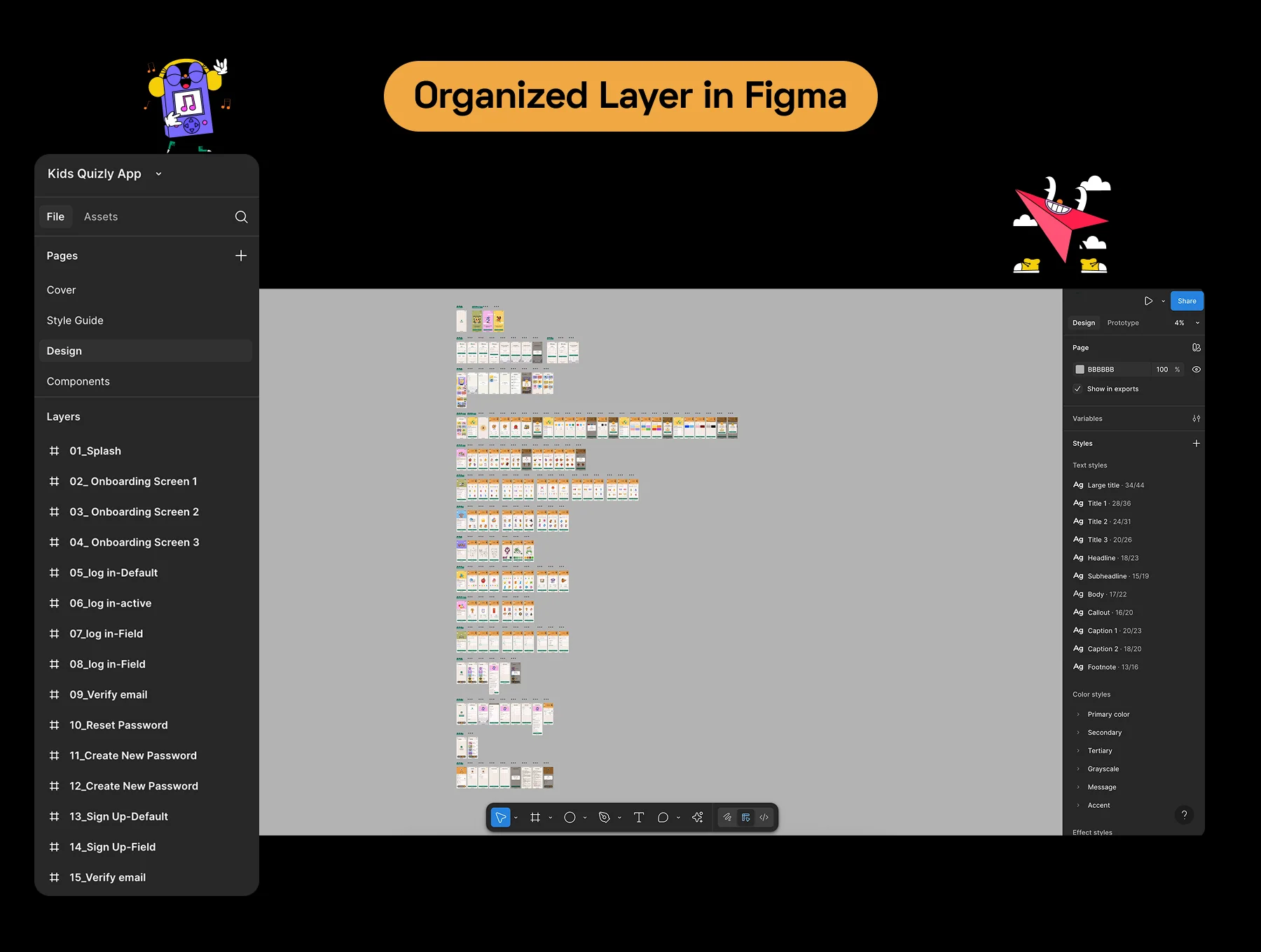 Kids Quizly – Fun & Educational App UI Kit 6